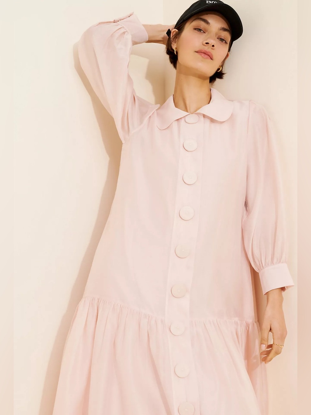 SWGT Collared Button Front Dress - Picture 4 of 7
